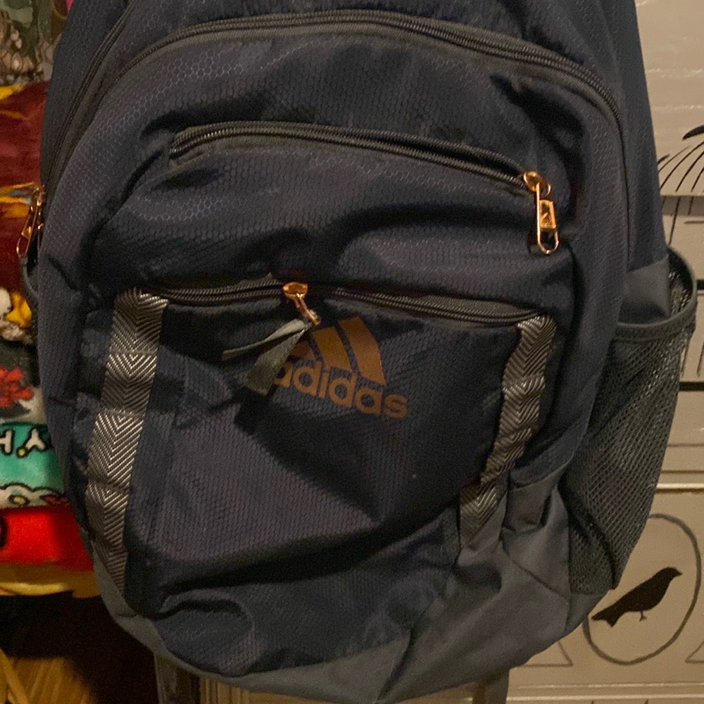 ADIDAS EXCEL VI BACKPACK Blue and Rose Gold NWOT